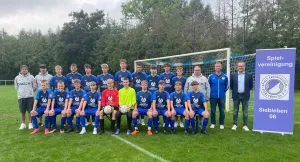 Die B-Junioren im neuen Dress