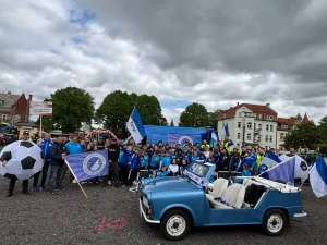 Die Spielvereinigung beim Festumzug zum Thüringentag